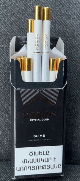 Morion Slims crystal gold