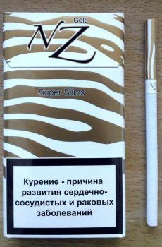 Сигареты НЗ супер слим голд